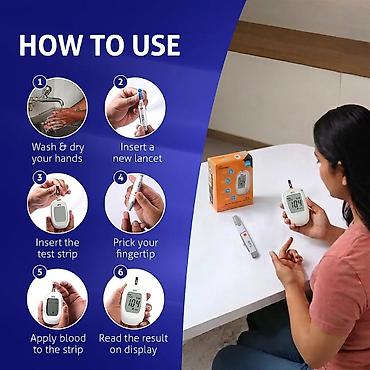 Глюкометры: Глюкометр BPL S82 (BPL Home Care) — компактный прибор для — 5