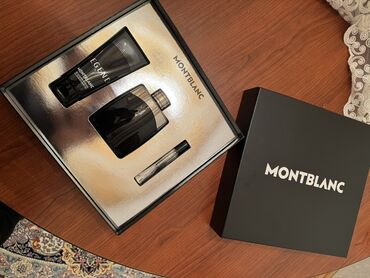 duty free baku qiymetleri: Original “Montblanc” ətr hədiyyəlik ətr dəsti, icinde “probnik, ətrin