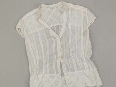 białe bluzki krótki rękaw eleganckie: Блуза жіноча, S, стан - Хороший