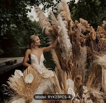 Süni güllər: Green Line Qurudulmuş Dekor Otları – Təbii Gözəllik, Zərif Sadəlik! 📏 — 5