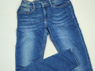 lindex spodnie: Spodnie jeansowe, Lindex, 13 lat, 158, stan - Bardzo dobry