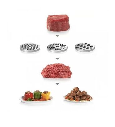 Ət çəkən maşınlar: Ət çəkən maşın Bosch, 2200 Vt, Revers ilə, Yeni — 9