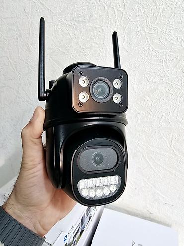 ptz kamera: 2 kamera Wi‑Fi PTZ açıq hava təhlükəsizlik kamerası - İki antenli — 4
