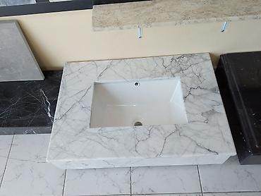 hamam çanaqları: Mərmərdən hazırlanmış hamam çanaqları və stolüstü konsollar - — 3