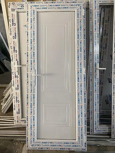 Plastik qapılar: Hamam üçün Yeni Plastik qapı 90x220 sm Çərçivə ilə, Zəmanətli, Ödənişli quraşdırma, Ödənişli çatdırılma, Ünvandan götürmə — 9