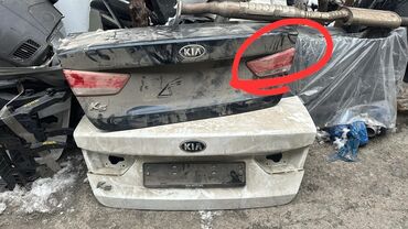 багажник ист: Крышка багажника Kia 2017 г., Б/у, цвет - Белый,Оригинал