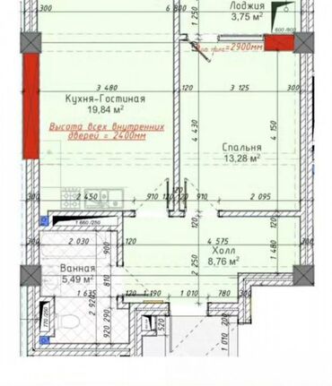 флюорография в бишкеке адреса: 1 комната, 48 м², 8 этаж