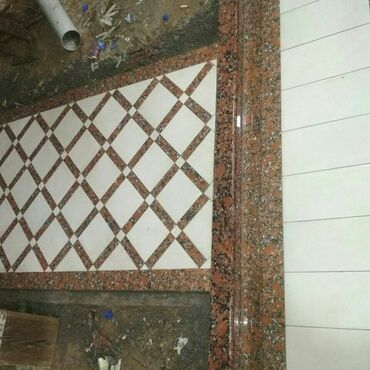 Plitə işləri: Hər növ Kermoqranitlərin vurulması — 10