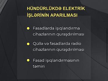 Fasad işləri: Peşəkar sənaye alpinist xidməti – alpinist.az İxtisaslaşma: - Reklam — 7