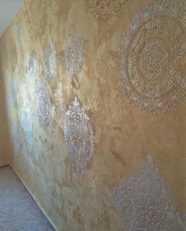 Digər divar panelləri: Xüsusi dekorativ divar boyası və relyef panelləri – Şərq naxışlı — 8