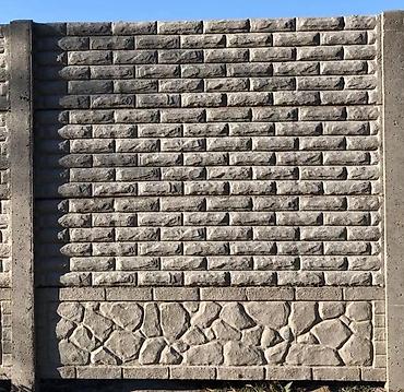 Бетонные еврозаборы: Декоративные железобетонные евро-ограждения (секции + столбы) - — 3