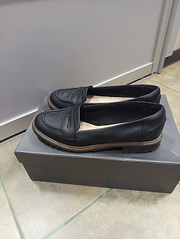 Мокасины и лоферы: Лоферы, 38, Clarks, Б/у, цвет - Черный, Самовывоз — 3