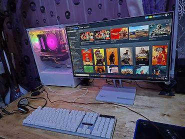Masaüstü kompüterlər və iş stansiyaları: Gaming stolüstü kompüter seti i7 3777K RAM 16GB 1666HZ VIDEOKART AMD — 3