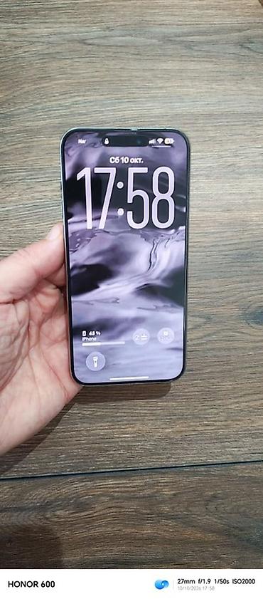 apple usb: IPhone 15 Pro, Natural Titanium, Face ID — 1