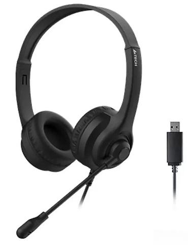 Zvučnici, slušalice i mikrofoni: A4Tech USB slušalice sa mikrofonom - Dvostruke (stereo) on-ear — 1