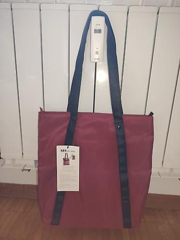 ranac za mamu i bebu: Shopper torba MH WAW – model sa dugim ručkama - Materijal: lagani — 2