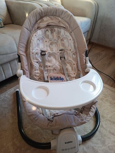 uşaqlar ucun: Kidilo elektrikli beşik/uşaq yelləncəyi - Yumşaq, rahat oturacaq və