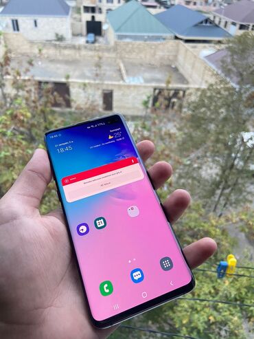 samsung s10 irsad: Samsung Galaxy S10 Plus, 128 GB, rəng - Qara, Barmaq izi, İki sim kartlı, Face ID
