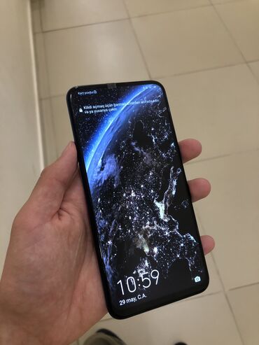 Honor: Honor 9X, 128 GB, rəng - Göy, Sensor, Barmaq izi, İki sim kartlı