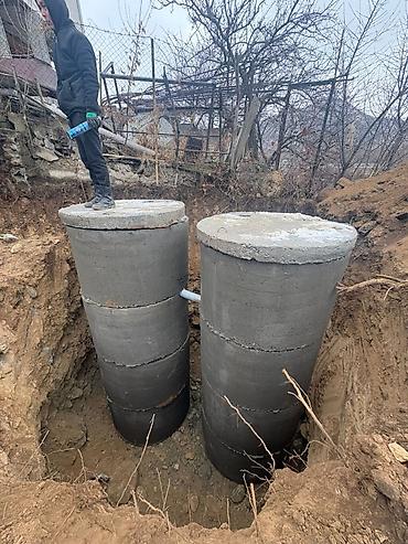90: Железобетонное (ЖБИ) кольцо для септика Размер: 110 x 90 x 8 см, Платная установка, В розницу — 8