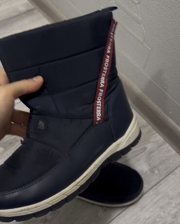 дозиметр купить баку: FROSTERRA qış botları - Rəng: tünd göy (navy), kontrast krem rəngli