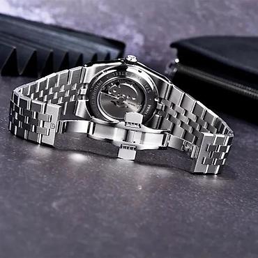 Ručni satovi: PAGANI DESIGN PD-YS027 - 40.5mm -Plava- Rolex Land-Dweller Potpuno — 7