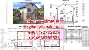 bag evlerinin heyet dizayni: Layihələrin çəkilməsi və digər memar xidmətləri. Zövqə uyğun ev