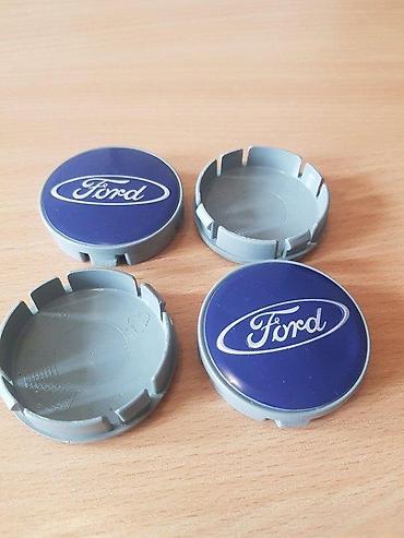 klocne za tockove: ČEPOVI POKLOPCI ZA FELNE FORD 55 MM / 50 MM - PLAVI | ORIGINALNI — 2