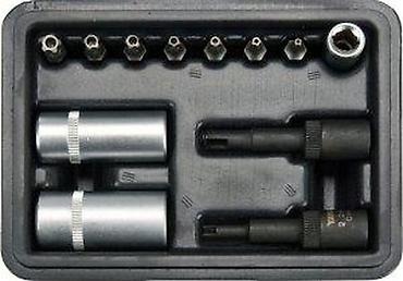 Setovi ručnog alata: YATO YT-12007 – set sigurnosnih Torx nastavaka (Star Tamperproof) — 9