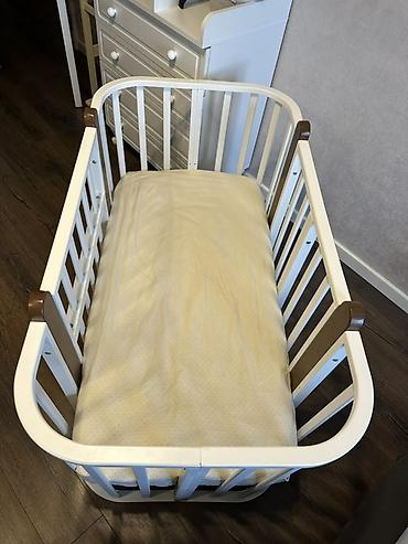 bag ucun stol: Uşaq beşiyi, çarpayı. Geniş ölçülüdür 130x70 ölçüdədir, taxtadır — 3