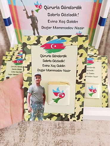Xonça: Əsgər konfet xonçasi sifarisle hazirlanir.Sifarisler en az 2-3 gun — 1