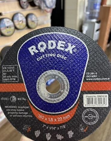 дисковой нож: Жаңы, Rodex, Болот, Дисктин диаметри: 180 мм, Калыңдыгы: Башка калыңдыгы, Посадочный диаметр: 22,23 мм