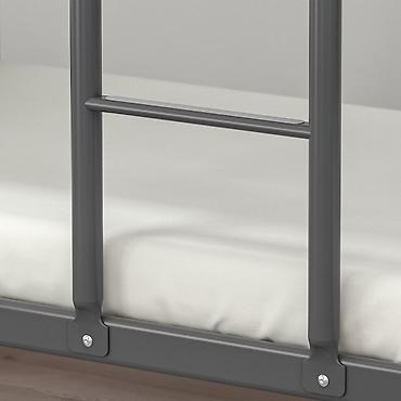 Мебель: IKEA, Двухъярусная металлическая кровать для детской комнаты. И 2 — 7