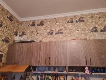 тумбочки на кухню: Mətbəx mebeli dəsti. - Üst modul: taxta teksturalı laminat fasadlar — 2