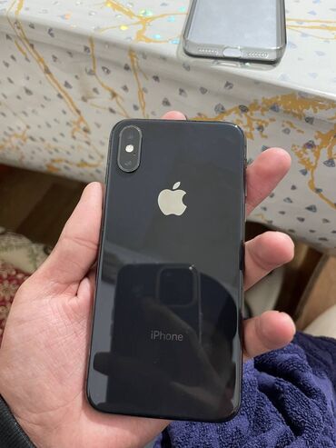 iphone 10 xs: IPhone Xs, Скидка 10%, Б/у, 64 ГБ, Jet Black, Зарядное устройство, Чехол, 100 %