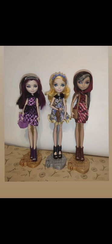 Чайники: Ever After High temalı 3 ədəd kolleksiya kuklası seti - Modellər