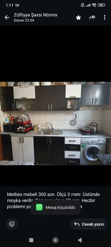 раскладные диваны кухни: Metbex mebeli 300 azn. Ölçü 3 metr. Üstünde moyka verilir. Qaz peçi