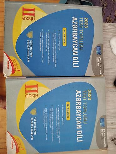 kitab rəf: Azərbaycan dili Testlər 11-ci sinif, DİM, 1-ci hissə, 2023 il — 1