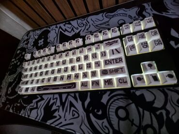 скупка сломанных ноутбуков: Механическая игровая клавиатура на свитчах Gateron Milky Yellow pro
