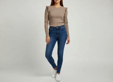 lidl bluzy: Sinsay, Women's blouse, size L (EU 40)