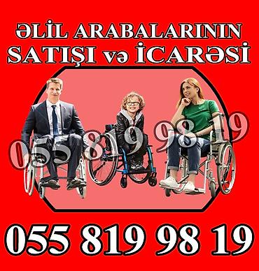 əlil araba: Məhsul/Xidmət: əlil arabalarının satışı və icarəsi Təsvir: - Müxtəlif — 3
