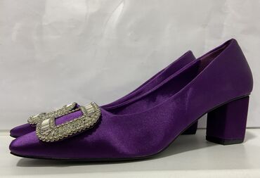 дешевые: Туфли 37, цвет - Фиолетовый