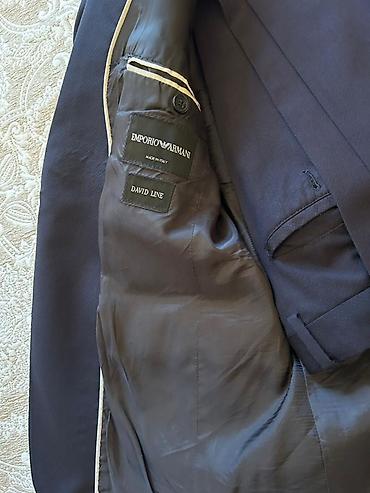 Kişi geyimləri: Kostyum, Demisezon, Emporio Armani, M, rəng - Göy — 3