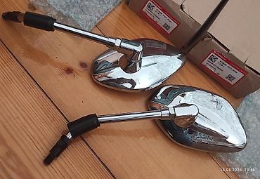 moped 100: Haouje (Genuine Parts) motosiklet arxa baxış güzgüləri – sağ və sol — 2