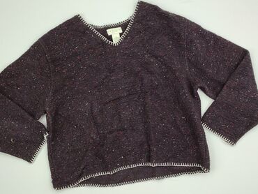 pięć lat w paski bluza w paski świat: Women`s sweater, size 3XL (EU 46)