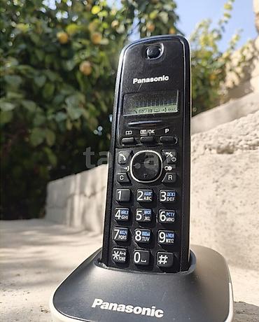 15 pro max: Stasionar telefon Panasonic, Simsiz, İşlənmiş, Ünvandan götürmə — 1
