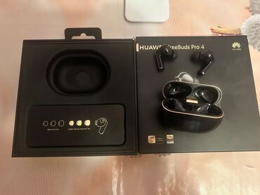 Mikrofonlar: Yeni Simsiz (Bluetooth) Qulaqcıqlar, Huawei, rəng - Qara