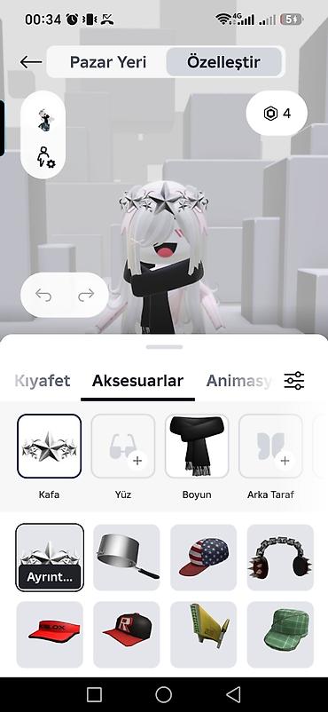 robux qiymetleri: Roblox Avatar Özəlləşdirmə Paketi – mobil üçün - Platforma: Roblox — 10