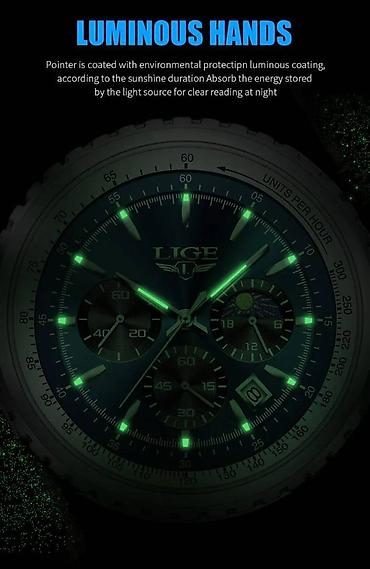 ženski satovi rolex: NOVO ! Muški LIGE luksuzni sat sa hronometrom Muški kvarcni elegantni — 6
