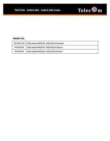 hdd update cable: AV кабель 3xRCA (тюльпан) — тюльпан, разъёмы папа-папа. Кабель новый — 5